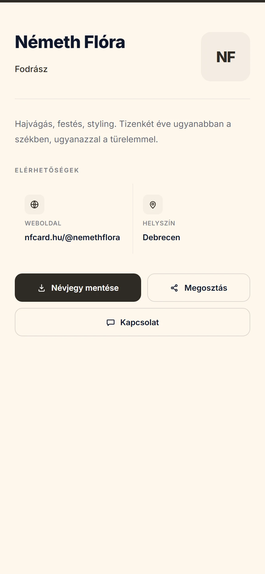 A(z) minimal sablon előnézete telefonon